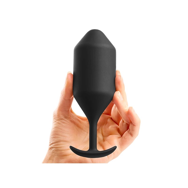 Plug analny - B-Vibe Snug Plug 5 Black